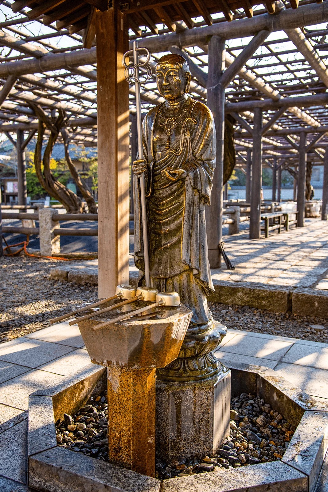 水洗い地蔵